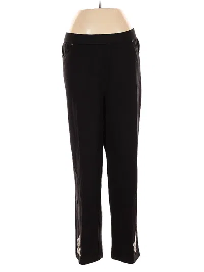 Pre-owned Alfred Dunner Casual Pants In Black
