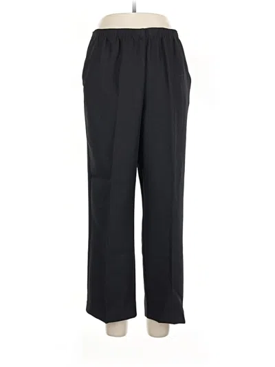 Alfred Dunner Casual Pants In Black
