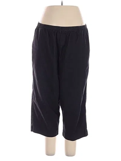 Pre-owned Alfred Dunner Casual Pants In Black