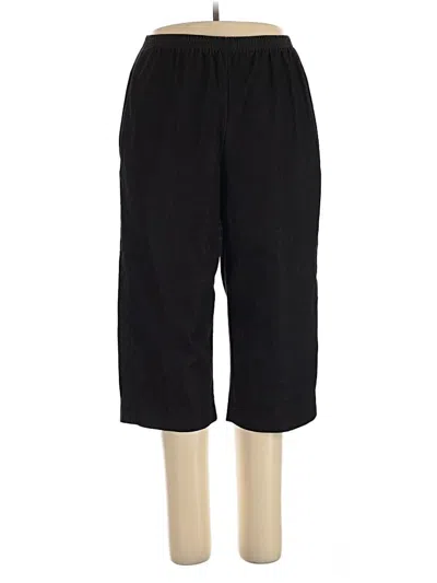 Pre-owned Alfred Dunner Casual Pants In Black