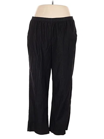 Pre-owned Alfred Dunner Casual Pants In Black