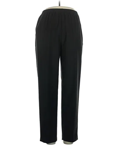 Pre-owned Alfred Dunner Casual Pants In Black