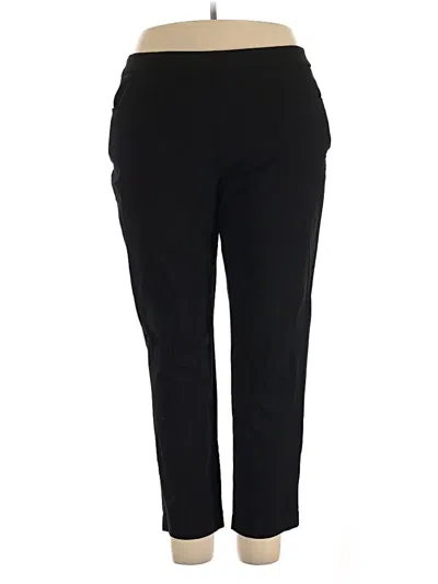 Pre-owned Alfred Dunner Casual Pants In Black