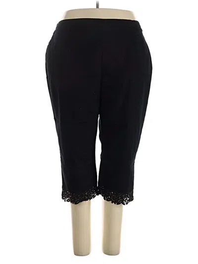 Pre-owned Alfred Dunner Casual Pants In Black