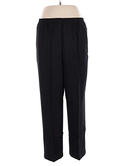 Alfred Dunner Casual Pants In Black