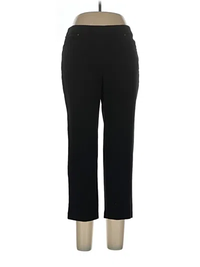Pre-owned Alfred Dunner Casual Pants In Black