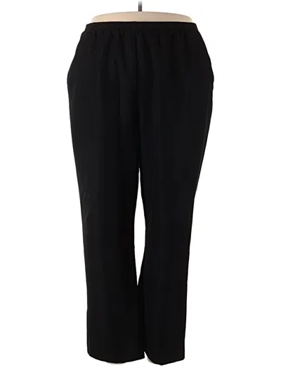 Pre-owned Alfred Dunner Casual Pants In Black