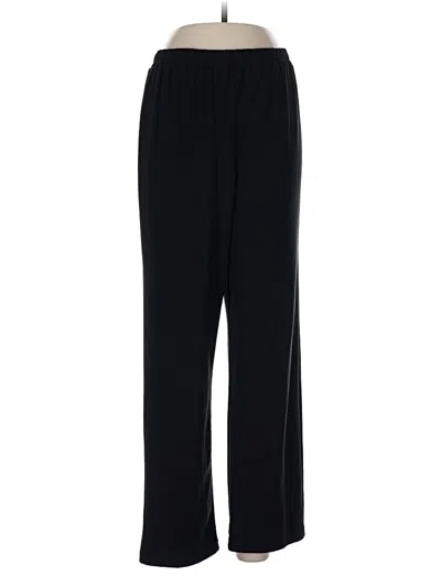 Pre-owned Alfred Dunner Casual Pants In Black