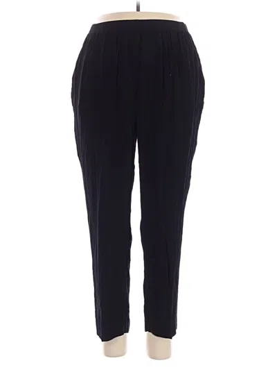 Pre-owned Alfred Dunner Casual Pants In Black