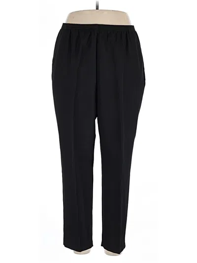 Pre-owned Alfred Dunner Casual Pants In Black