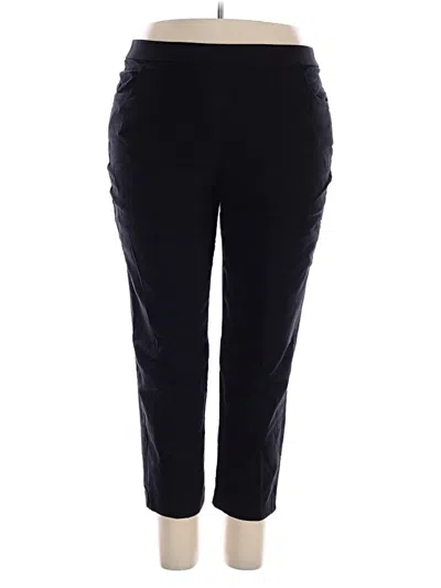 Pre-owned Alfred Dunner Casual Pants In Black
