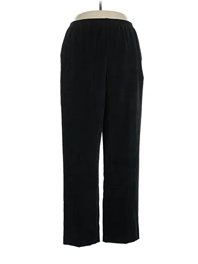 Pre-owned Alfred Dunner Casual Pants In Black