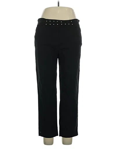 Pre-owned Alfred Dunner Casual Pants In Black
