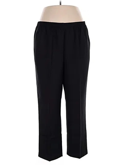 Pre-owned Alfred Dunner Casual Pants In Black