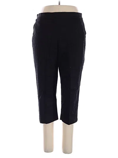 Pre-owned Alfred Dunner Casual Pants In Black
