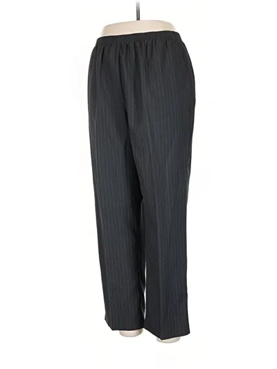 Pre-owned Alfred Dunner Casual Pants In Black