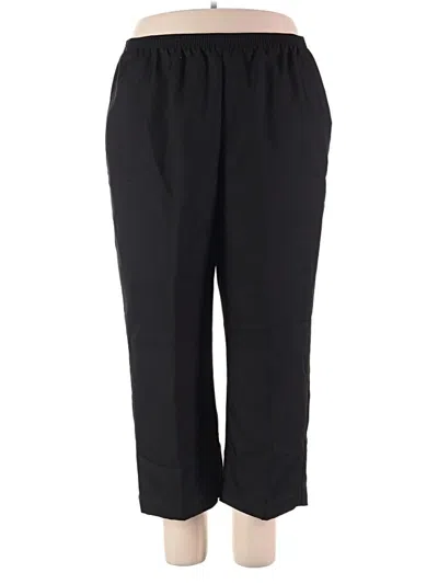 Pre-owned Alfred Dunner Casual Pants In Black