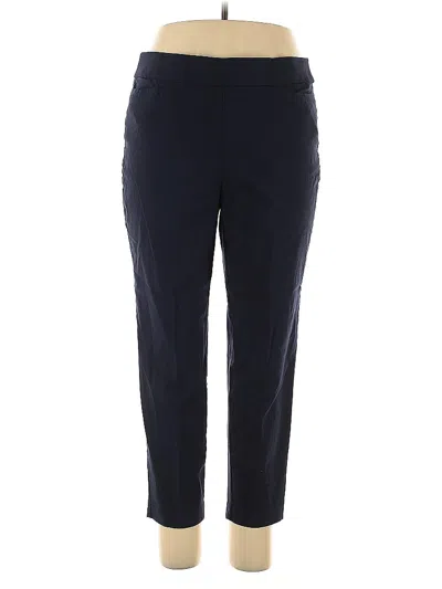 Pre-owned Alfred Dunner Casual Pants In Blue