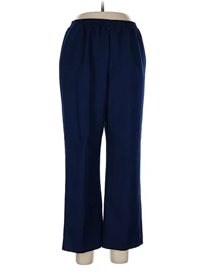 Pre-owned Alfred Dunner Casual Pants In Blue