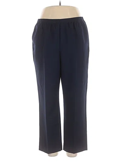 Pre-owned Alfred Dunner Casual Pants In Blue