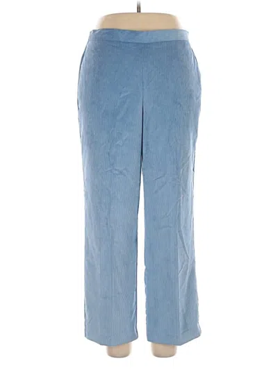 Alfred Dunner Casual Pants In Blue