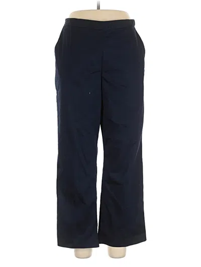Pre-owned Alfred Dunner Casual Pants In Blue