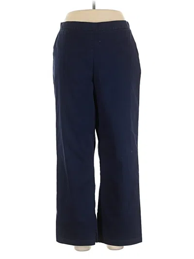 Pre-owned Alfred Dunner Casual Pants In Blue