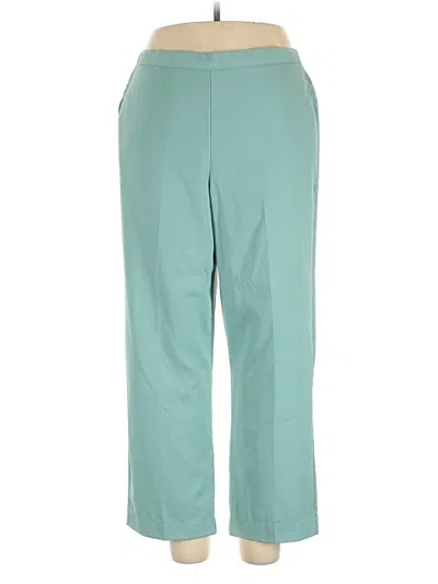 Pre-owned Alfred Dunner Casual Pants In Blue