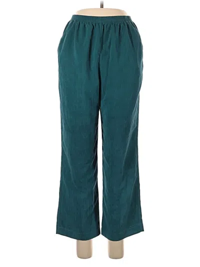 Pre-owned Alfred Dunner Casual Pants In Blue
