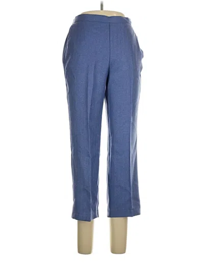 Pre-owned Alfred Dunner Casual Pants In Blue