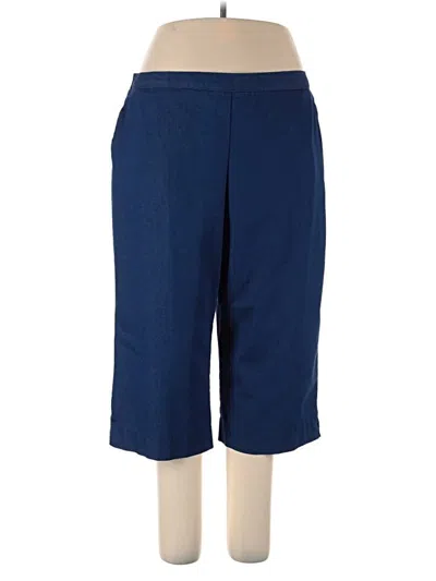 Pre-owned Alfred Dunner Casual Pants In Blue