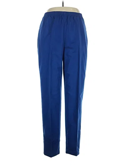 Pre-owned Alfred Dunner Casual Pants In Blue