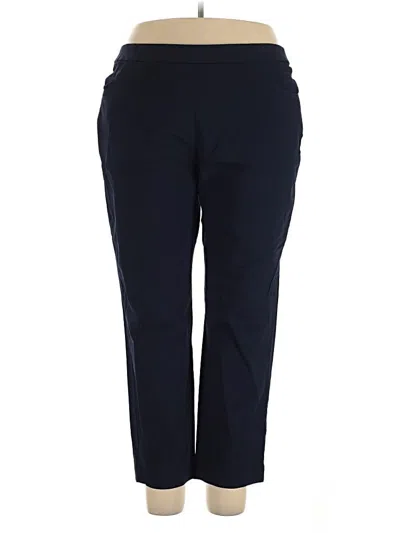 Pre-owned Alfred Dunner Casual Pants In Blue