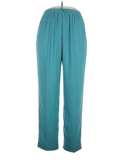 Pre-owned Alfred Dunner Casual Pants In Blue