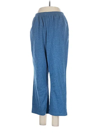 Pre-owned Alfred Dunner Casual Pants In Blue