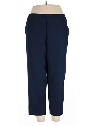 Pre-owned Alfred Dunner Casual Pants In Blue