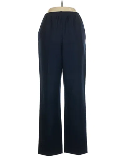 Pre-owned Alfred Dunner Casual Pants In Blue