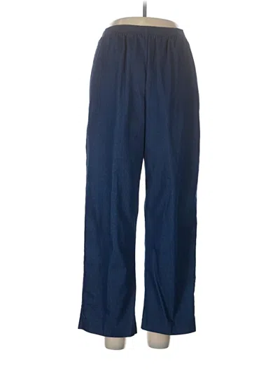 Pre-owned Alfred Dunner Casual Pants In Blue