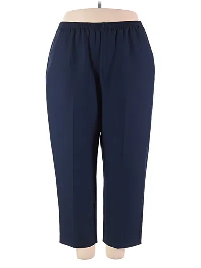 Pre-owned Alfred Dunner Casual Pants In Blue