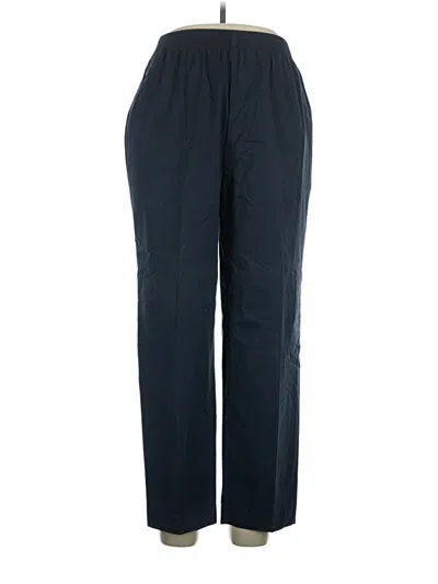 Pre-owned Alfred Dunner Casual Pants In Blue