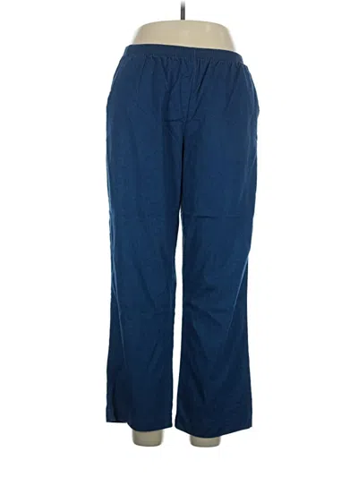 Pre-owned Alfred Dunner Casual Pants In Blue