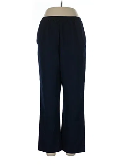 Pre-owned Alfred Dunner Casual Pants In Blue
