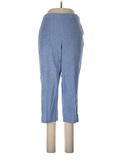 Pre-owned Alfred Dunner Casual Pants In Blue