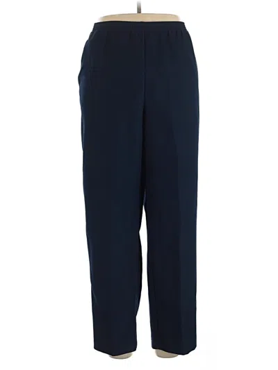 Pre-owned Alfred Dunner Casual Pants In Blue