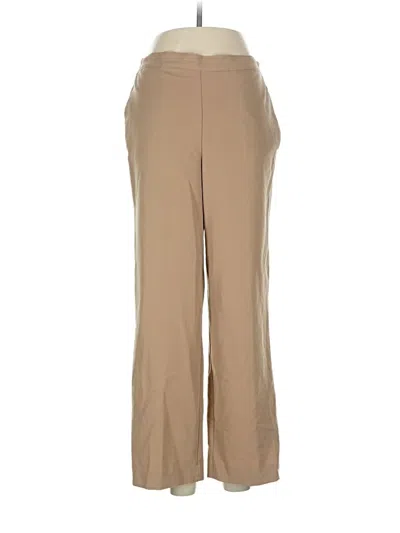 Pre-owned Alfred Dunner Casual Pants In Brown