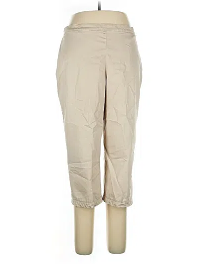 Pre-owned Alfred Dunner Casual Pants In Brown