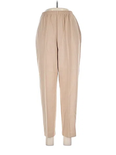 Pre-owned Alfred Dunner Casual Pants In Brown