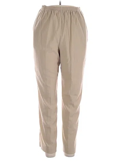 Pre-owned Alfred Dunner Casual Pants In Brown