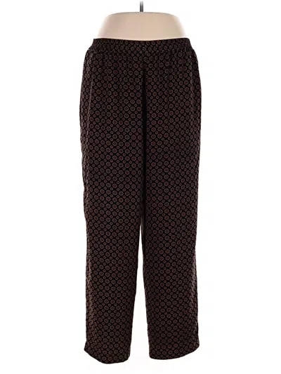 Pre-owned Alfred Dunner Casual Pants In Brown