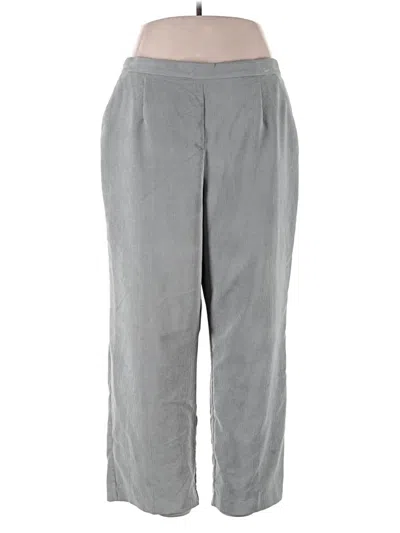 Pre-owned Alfred Dunner Casual Pants In Gray
